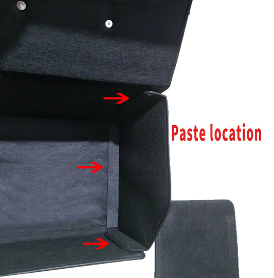 Collapsible Car Boot Organiser Storage Bag Waterproof Foldable Large Capacity Grey Black