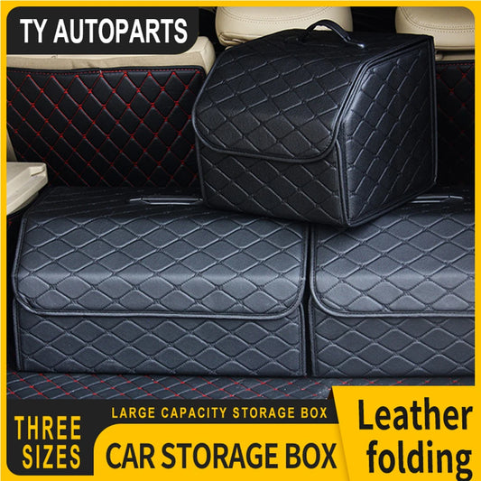 Collapsible Car Boot Organiser Storage Bag Waterproof Foldable Large Capacity Grey Black